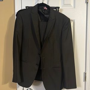 Andrew Fezza Black Suit + Pants. 38S Coat, 30x30 pants.